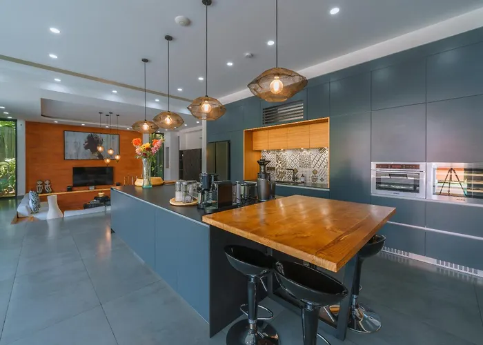 Villa Aless - Designer 4br With Sauna, Jacuzzi, Ice Bath, Gym & Rooftop Canggu